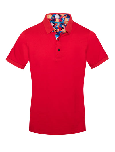 Solid Red Polo 2500