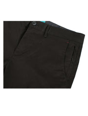 Men's cotton stretch Chino Shorts, Black 5100