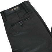 Skinny Pants with a sheen fabric in Black