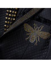 Fashion Blazer studded, with crystal Bumble Bee