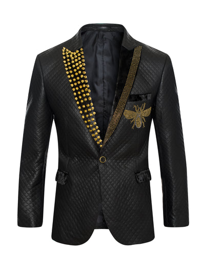 Fashion Blazer studded, with crystal Bumble Bee