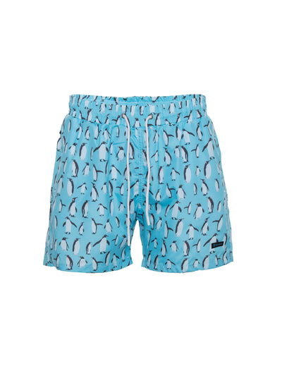 Penguin Print Swim Trunk Shorts (T5000S)
