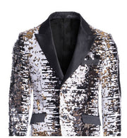 Men's Sequin Blazer Multi Color