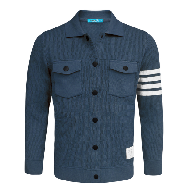 Sweater Jacket in teal color