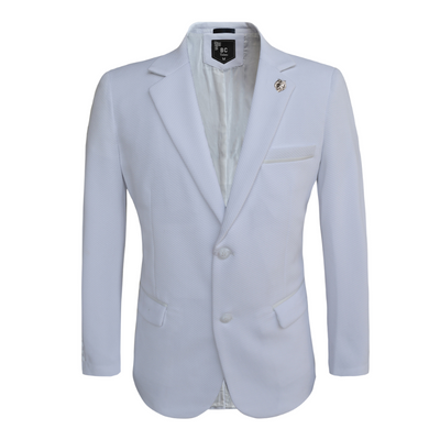 Men's Blazer White 522