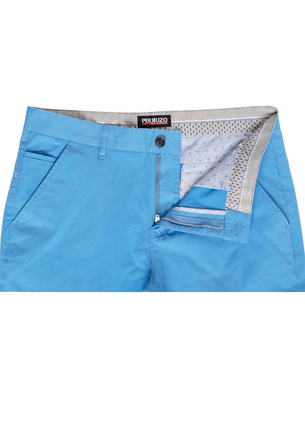 Chinos Cotton Stretch, in French Blue