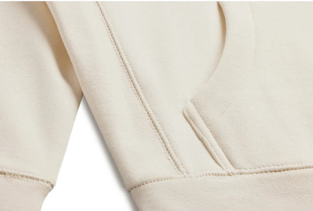 Organic Cotton Hoodie, Natural 1028