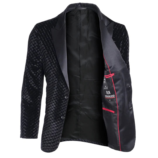 Men's Blazer Black Velvet 1785