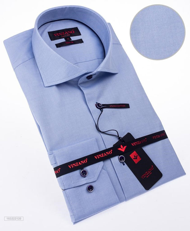 Sky Vinzano Long Sleeve Shirt (T4003)