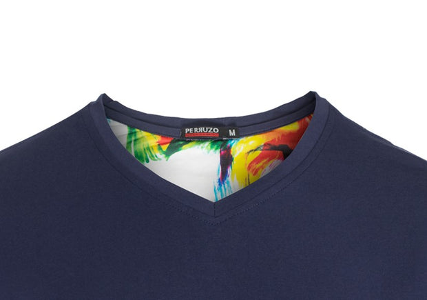 Navy VNeck Everyday Tee 1020