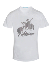 Tee Shirt ,Bull Fight, with Black Crystals