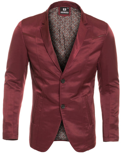 Men's Burgundy Blazer