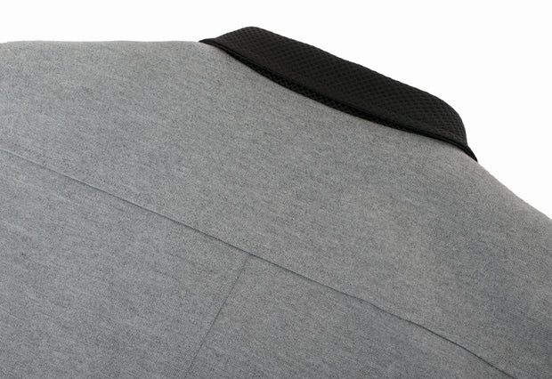 Men's Grey Sports Blazer with contrast Collar 1328