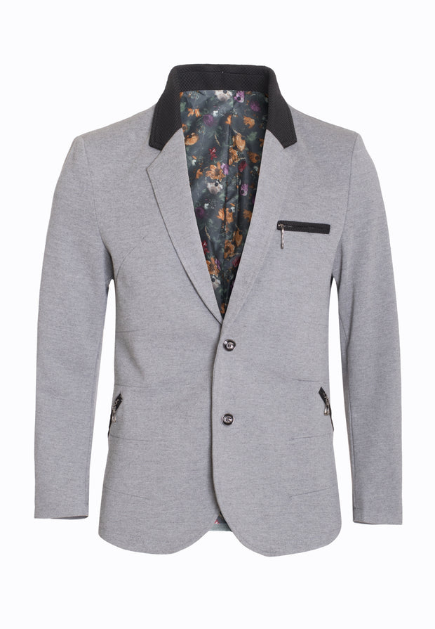Men's Gray Fashion Blazer 