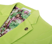 Men's  Cotton-Stretch Fashion Blazer Apple green 9010