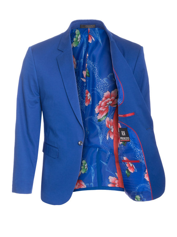 Men's Royal Cotton-Stretch Fashion Blazer