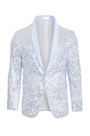 Men's fashion Blazer Sky-Silver 1817