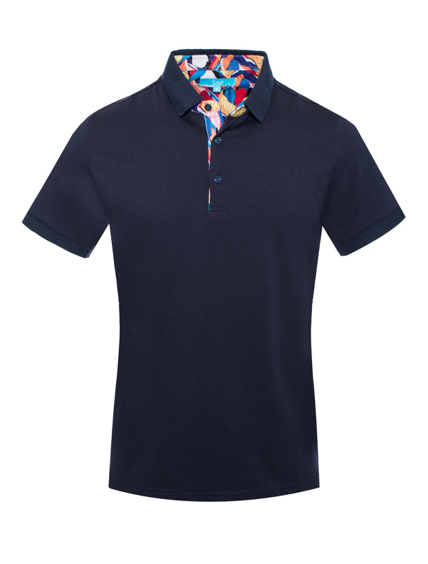 Solid Navy  Polo 2500