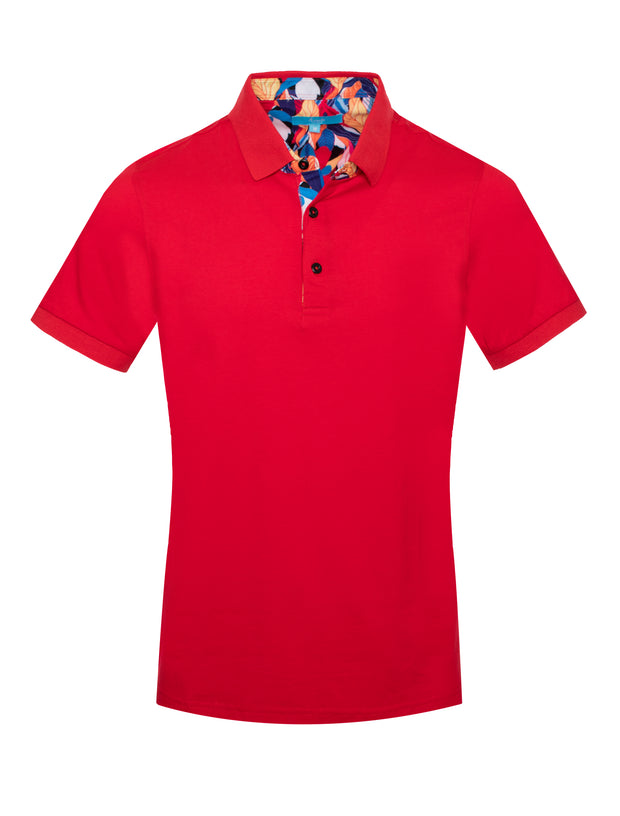 Solid Red Polo 2500