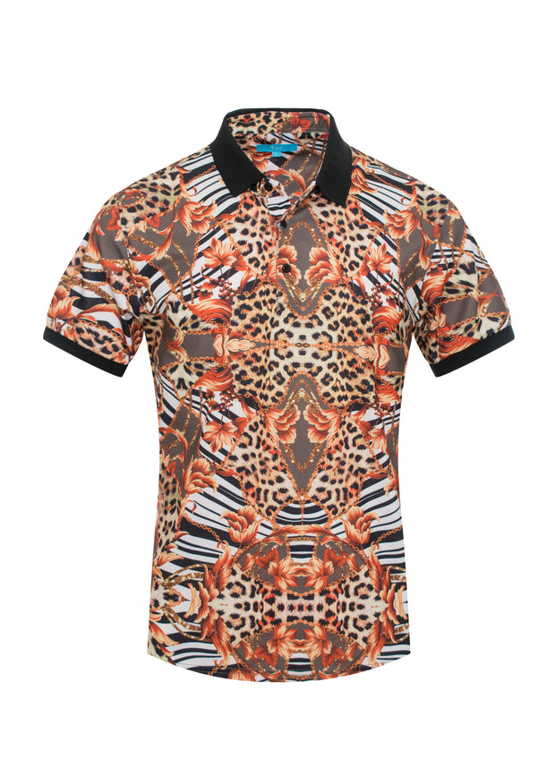 Leopard Print Polo 2607