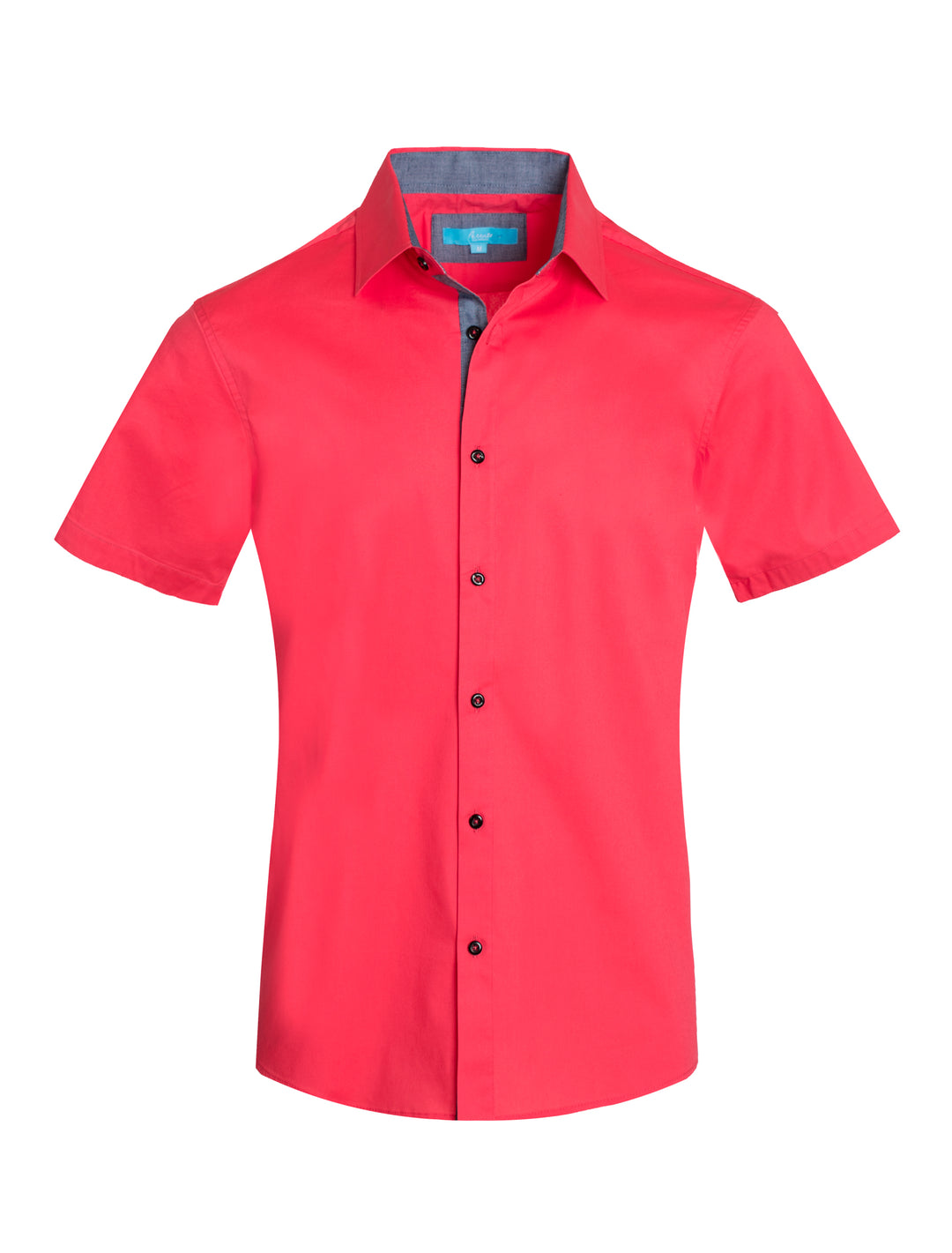 mens coral short sleeve dress shirt Coral Reef Short Sleeve Men Button Up Shirt, Sea Ocean Beach Tropical Fish Print Casual Buttoned Down Summer Collared Dress Shirt