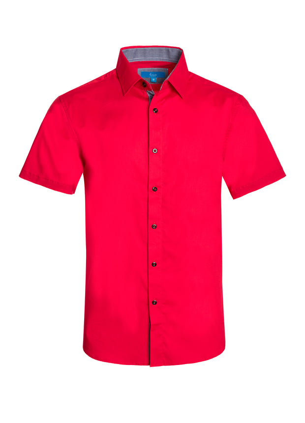 Men's Cotton Short Sleeve Shirt