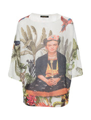 Women's Stylish knit Top W1003 Frida Kahlo