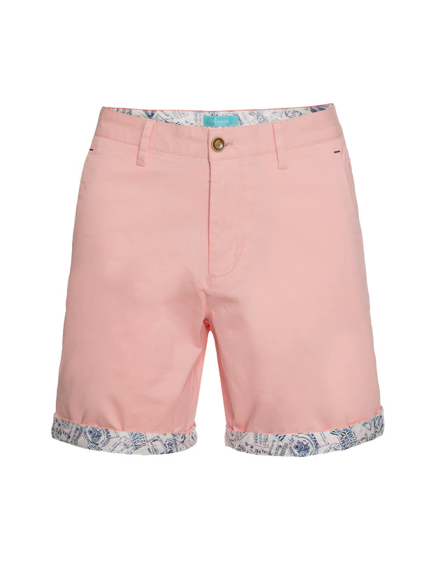 Chino Shorts, in Pink Champagne