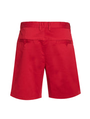 Men's cotton stretch Chino Shorts, Chili Pepper 5100