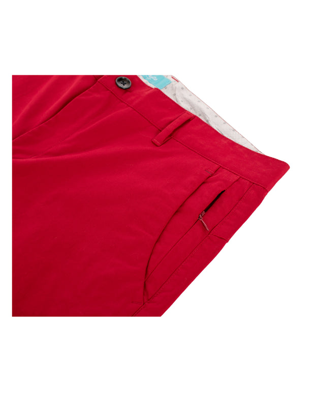 Men's cotton stretch Chino Shorts, Chili Pepper 5100