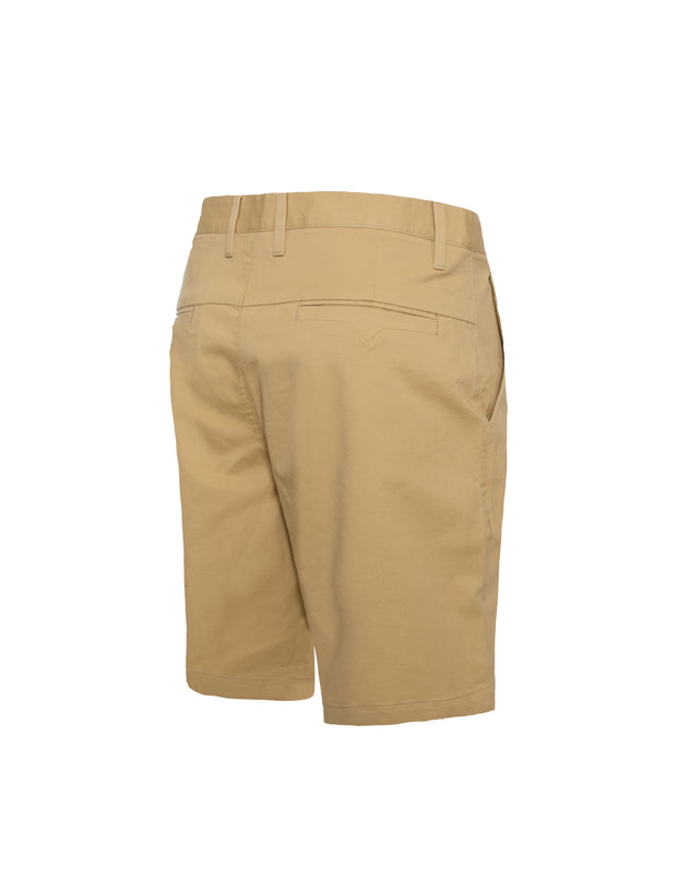 Men's cotton stretch Chino Shorts Khaki 5100