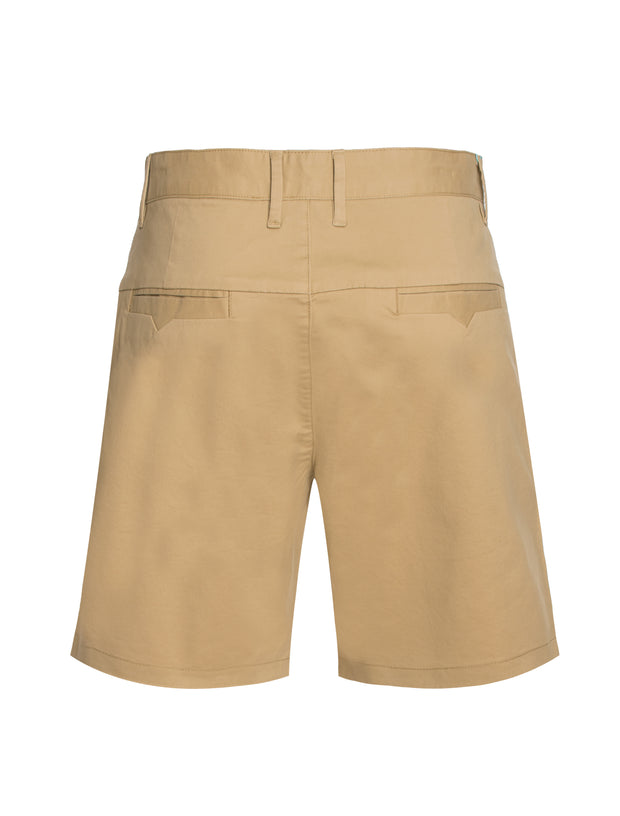 Men's cotton stretch Chino Shorts Khaki 5100