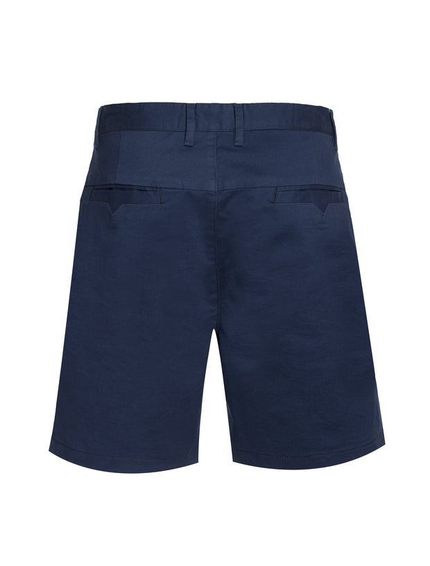 Men's cotton stretch Chino Shorts, Navy 5100