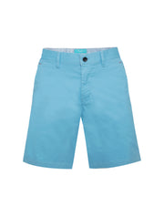 Men's cotton stretch Chino Shorts, Sky 5100