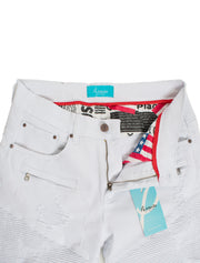 Moto White Shorts 5200