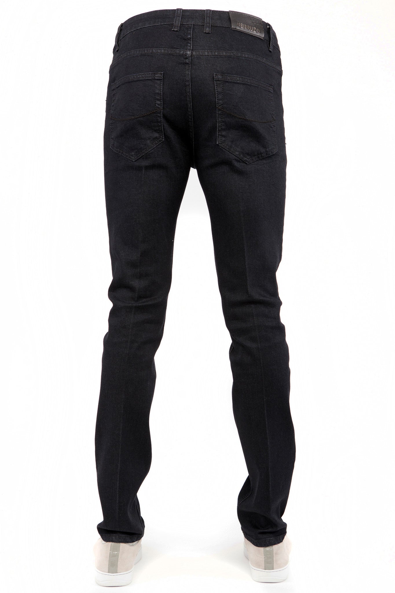 Skinny fit jeans, Denim Black – Perruzo