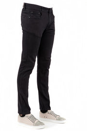 Men's Black Skinny-Stretch Jean