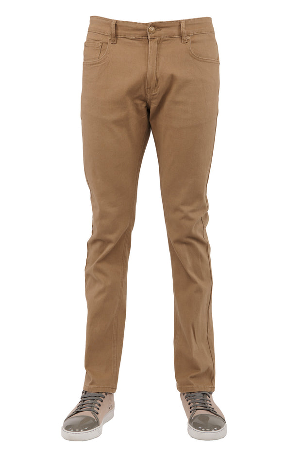 Slim Fit Cotton Twill Pants