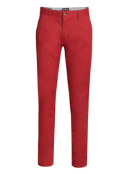 Chinos Cotton Stretch in Burnt Red