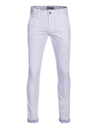 Chinos Cotton Stretch in White 725
