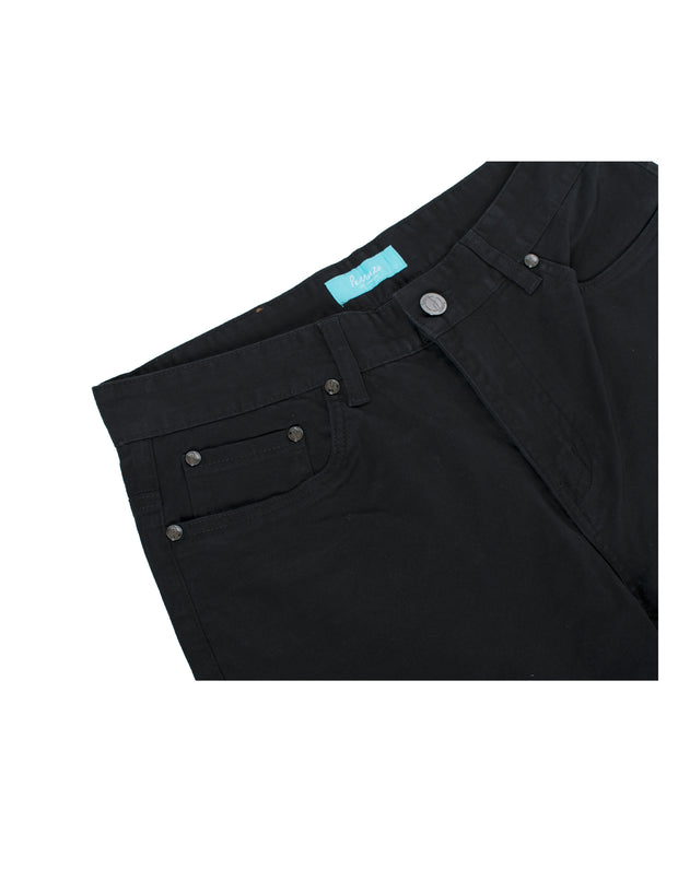 Men's Slim Stretch Black  Jean 7300