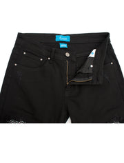 PX Denim Jean with Crystal Patchs
