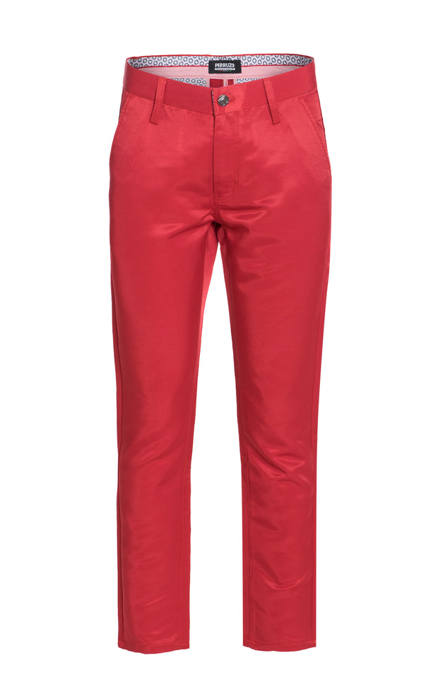 Men's Red Premium Pants 