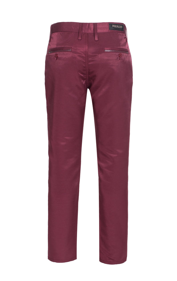 Men's skinny Premium  Pants Burgundy 6200