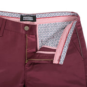 Men's skinny Premium  Pants Burgundy 6200