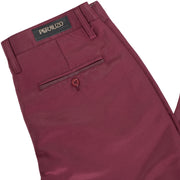 Men's skinny Premium  Pants Burgundy 6200