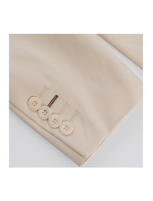 Khaki Cotton Stretch Fashion Blazer 9010