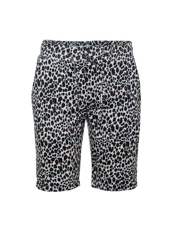 Black and white Leopard Shorts T5020